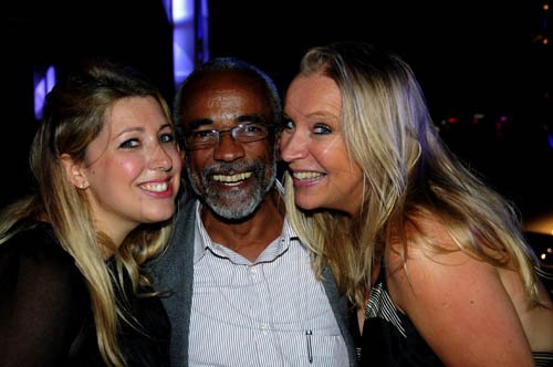Winston Sill / Freelance Photographer
Shaggy and Friends Show, in aid of Bustamante Hospital for Children, held at Jamaica House, Hope Road on Saturday night January 7, 2012. Here Lucy Ossack (left0; Dr. Lambert Innis (centre); and Emma Scanlan (right).