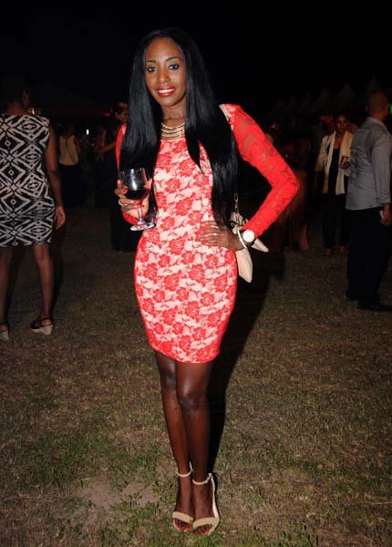 Winston Sill/Freelance Photographer
The Heart Foundation of Jamaica (HFJ) annual Simply Red Wine and Food Fundraising event, held on The Lawns of Jamaica House, Hope Road on Friday night September 27, 2013. Here is Ashley Martin.