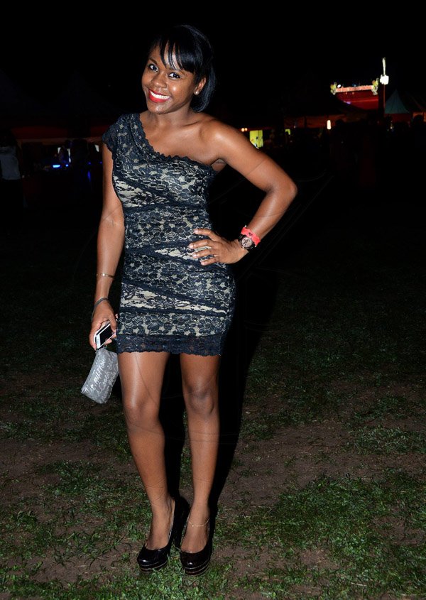 Winston Sill/Freelance Photographer
Heart Foundation of Jamaica presents "Simply Red Wine and Food Festival", held at Jamaica House, Hope Road on Friday night September 26, 2014. Here is Fayoka Creary.