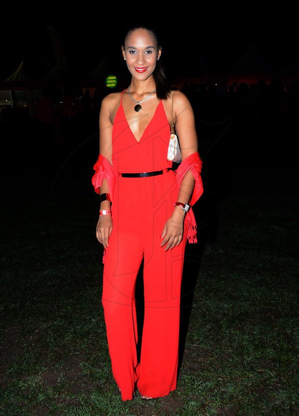 Winston Sill/Freelance Photographer
Heart Foundation of Jamaica presents "Simply Red Wine and Food Festival", held at Jamaica House, Hope Road on Friday night September 26, 2014. Here is Roxan Wais?.