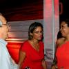 Winston Sill / Freelance Photographer
Heart Foundation of Jamaica  (HFJ) annual Wine and Food Festival, dubbed "Simply red and Wine Festival, held at Jamaica House Lawns on Friday night September 28, 2012. Here are Peter Bangerter (left); Deborah Chen?? (centre); and Yulit Gordon (right), Executive Director,  Jamaica Cancer Society.