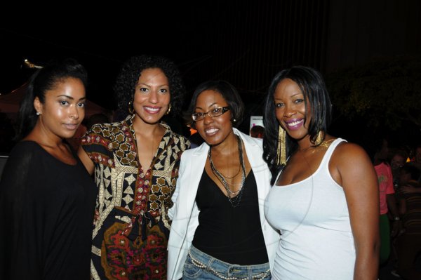 Winston Sill/Freelance Photographer
Style Week at Knutsford Boulevard on Sunday May 27, 2012. Here are Mala Morrison (left); Tamara Ward (second left); Stayce Ingram (second right); and Kayana Walker (right).