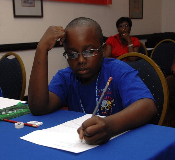 Ian Allen / Photographer
Spelling Bee finals at the Jamaica Pegasus Hotel.