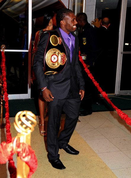 Winston Sill / Freelance Photographer
RJR National Sportsman and Sportswoman Awards Ceremony, held at the Jamaica Pegasus Hotel, New Kingston on Friday night January 11, 2013. Here is Nicholas Walters.