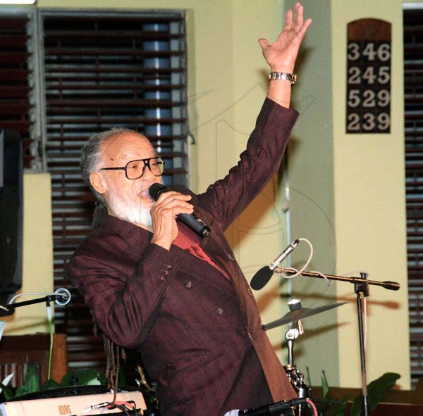 Winston Sill/Freelance Photographer
St. Luke's Anglician Church host Reggae, Jazz and Blues  Go Gospel Concert, held at St. Luke's Church, Slipe Road on Sunday night May 18, 2014. Here is Ermie Smith.