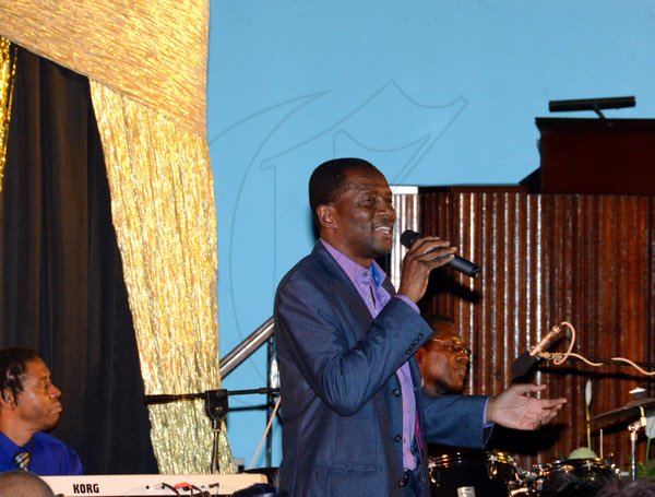 Winston Sill/Freelance Photographer
St. Luke's Anglician Church host Reggae, Jazz and Blues  Go Gospel Concert, held at St. Luke's Church, Slipe Road on Sunday night May 18, 2014. Here is DiMario McDowell.