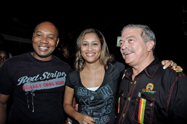 Winston Sill/Freelance Photographer
Reggae Sumfest 2013 Launch Party, held at Macau Restaurant and Bar, Lindsey Crescent on Tuesday night July 2, 2013. Here are Jomo Cato (left), of Red Stripe; Erin Mitchell (centre), Brand Manager, Red Stripe; and Robert Russell (right).