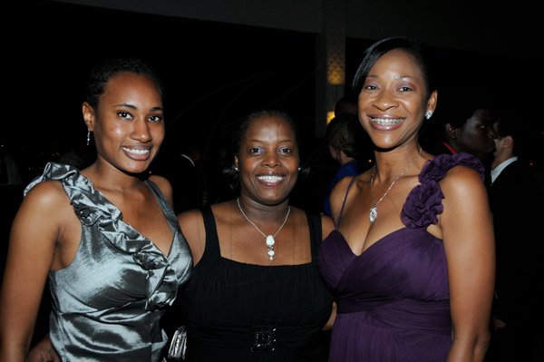 Winston Sill/Freelance Photographer
The Association of Surgeons in Jamaica (ASJ) Annual Awards Banquet, held at the Jamaica Pegasus Hotel, New Kingston on Saturday night May 18, 2013. Here are Sasha Blair(left); Sandy McLeod (centre); and Dr. Tracia Powell (right).