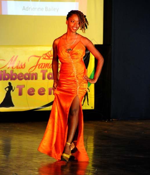 Winston Sill/Freelance Photographer
Miss Jamaica Caribbean Talented Teen 2013 show and coronation, held at Louise Bennett Garden Theatre, Hope Road on Sunday night September 1, 2013. Here is Dewetasha MacMillan.