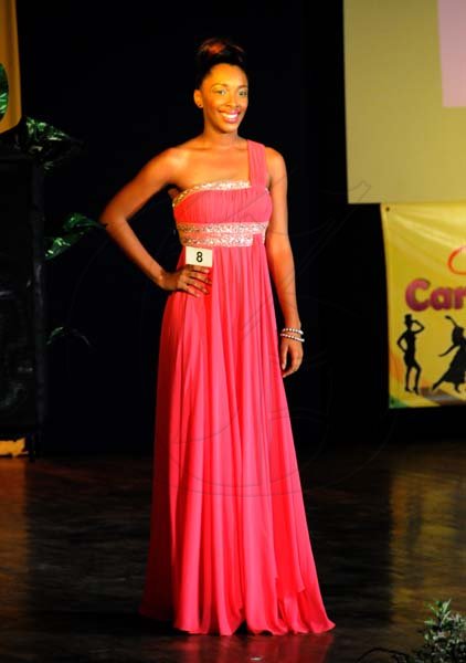 Winston Sill/Freelance Photographer
Miss Jamaica Caribbean Talented Teen 2013 show and coronation, held at Louise Bennett Garden Theatre, Hope Road on Sunday night September 1, 2013. Here is Ce-Le-Sya Morgan.