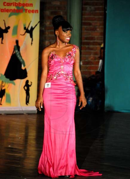 Winston Sill/Freelance Photographer
Miss Jamaica Caribbean Talented Teen 2013 show and coronation, held at Louise Bennett Garden Theatre, Hope Road on Sunday night September 1, 2013. Here is Josselle Fisher, (winner).