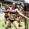 Ian Allen/Staff Photographer
Cheer Leaders and supporters at Sabina Park during the Jamaica Tallawahs' match between Antigua Hawks, Barbados Trident and the Guyana Amazon Warriors.