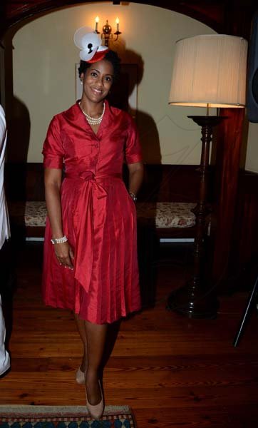 Winston Sill/Freelance Photographer
Dress for Success Jamaica annual Fundraising Tea Party, held at the British High Commission, Trafalgar Road on Thursday night November 7, 2013. Here is Imani Duncan-Price.