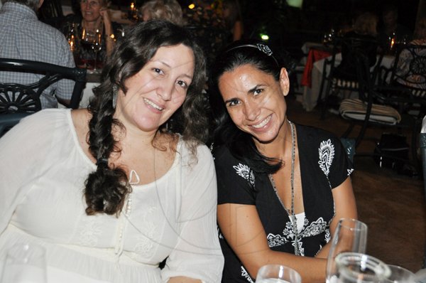 Janet Silvera Photo
 
Iberostar's Loreto Lazo (left) and Fernanda Hofer were spotted at the  Half Moon Sugar Mill restaurant's 'Exploration of Aisan Influences in Caribbean Cuisine' dinner Wednesday night.


**************************************************************** in Montego Bay.