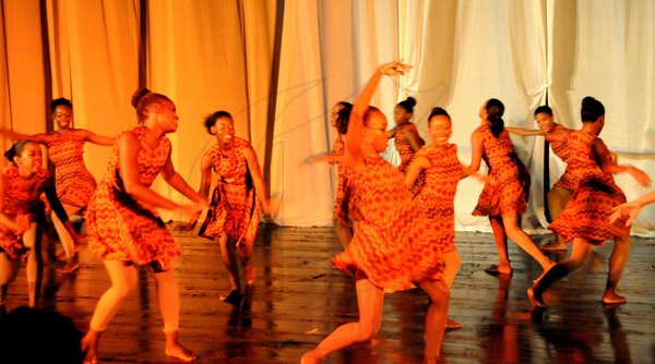 Winston Sill/Freelance Photographer
One Body, One GOD Dance Ministry (OBOG) presents The Breaking, held at the Courtleigh Auditorium, St. Lucia Avenue, New Kingston on Saturday night July 20, 2013. Here is the dance--"Ubuntu-Unity".