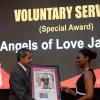 Jermaine Barnaby/Photographer
Dzentra Stewart, co-chair person Kingston Chapter Angel of Love, Gleaner Honour awards held at the Pegasus hotel on Monday January 25, 2016.