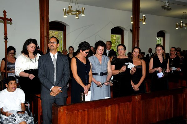 Winston Sill / Freelance Photographer
Service of Thanksgiving for the life of Alexander Barclay Ewart, held at UWI Chapel, Mona Campus on Wednesday February 8, 2012. Here are some members of the family.