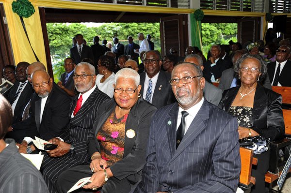 Norman Grindley/Chief Photographer
Thanksgiving service for the life of Anthony 'Tony' Hewitt, retired senior Superintendent of police, held at the Boulevard Baptist church St. Andrew October 6, 2012.