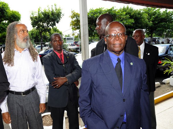 Norman Grindley/Chief Photographer
Thanksgiving service for the life of Anthony 'Tony' Hewitt, retired senior Superintendent of police, held at the Boulevard Baptist church St. Andrew October 6, 2012.