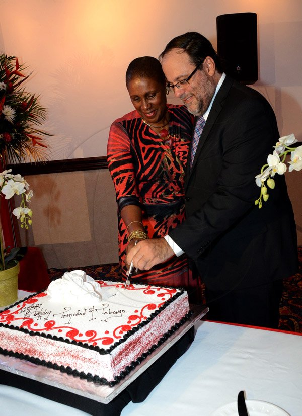 Winston Sill/Freelance Photographer
Trinidad and Tobago High Commissioner Dr. Iva Gloudon host 52nd Anniversary of Independence Reception, held at the Jamaica Pegasus Hotel, New Kingston on Saturday night August 30, 2014.