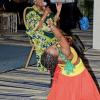Winston Sill/Freelance Photographer
Thandie Klaasen delivers a soulful rendition of Bob Marley's No Woman No Cry as a female dancer from the L'Acadco Dance Company performs the acompanying dance piece at last Sunday's Unite In Songs for Charity event at the Jamaica Pegasus Hotel.