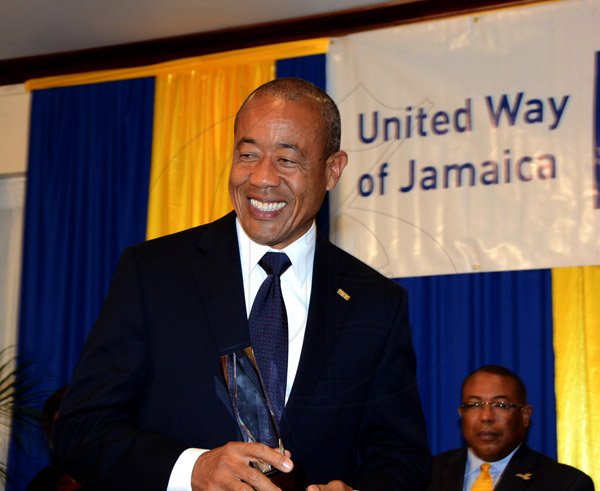 Winston Sill/Freelance Photographer
United Way of Jamaica annual Nation Builders'  Awards and  Employee Awards Ceremony, Held at the Jamaica Pegasus Hotel, New Kingston on Thursday September 11, 2014. Here is Dr. Robert Chen.