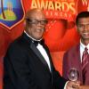 Winston Sill/Freelance Photographer
The West Indies Cricket Board Inc. (WICB) and The West Indies Players Association (WIPA) presents the WICB/WIPA 2nd Annual Awards Ceremony, held at the Jamaica Pegasus Hotel, New Kingston on Thursday night June 5, 2014. Here are Maurice Foster (left); and Shiv  Chanderpaul  (right).