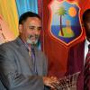 Winston Sill/Freelance Photographer
The West Indies Cricket Board Inc. (WICB) and The West Indies Players Association (WIPA) presents the WICB/WIPA 2nd Annual Awards Ceremony, held at the Jamaica Pegasus Hotel, New Kingston on Thursday night June 5, 2014. Here are Michael Hall (left); and Shane Shillingford (right).