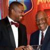 Winston Sill/Freelance Photographer
The West Indies Cricket Board Inc. (WICB) and The West Indies Players Association (WIPA) presents the WICB/WIPA 2nd Annual Awards Ceremony, held at the Jamaica Pegasus Hotel, New Kingston on Thursday night June 5, 2014. Here are Dave Cameron (left); and Teddy Griffiths (right).