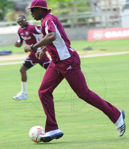 Ian Allen/Photographer
Windies Indies Cricket team in training.