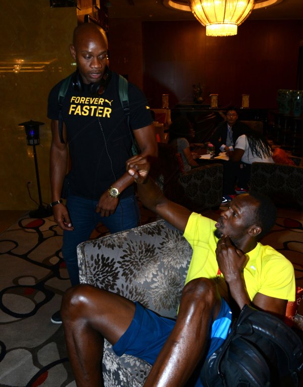 Bolt and Asafa 