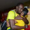 Usain Bolt and Anastacia Leroy 