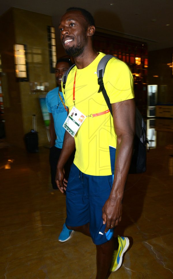 Usain Bolt at Kuntai Hotel 