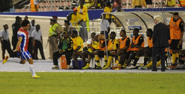 Ricardo Makyn/Staff Photographer
Jamaica vs Costa Rica at the National Stadium on Tuesday 10.9.2013