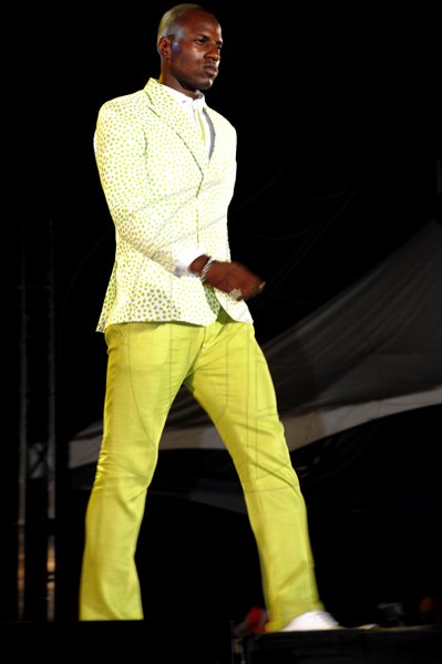 Winston Sill / Freelance Photographer

A ready to wear design by Bill Edwards, was a part of the Jamaica 50 Fashion Show at the Jamaica 50 Golden Jubilee Village at Independence Park, Saturday night.

*************************
Jamaica 50 Golden Jubilee Village presents the World Reggae Dance Competition  and Rhythms of Jamaican Fashions, held at Independence Park on Saturday night August 4, 2012.