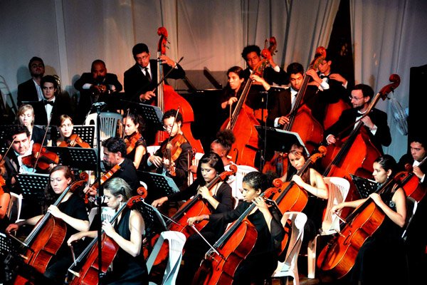 Winston Sill/Freelance Photographer
The National Youth Orchestra of Jamaica (NYOJ)  presents the YOA Orchestra of the Americas (YOA) in Concert, held at Church On The Rock, St. Andrew on Thursday night July 24, 2014.
