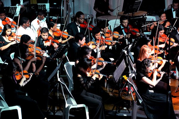 Winston Sill/Freelance Photographer
The National Youth Orchestra of Jamaica (NYOJ)  presents the YOA Orchestra of the Americas (YOA) in Concert, held at Church On The Rock, St. Andrew on Thursday night July 24, 2014.