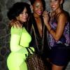 Winston Sill / Freelance Photographer
Yush Party, held at the National Arena on Saturday nioght June 9,2012. Here are Sherra-Lee Douglas (left); Allyson Gayle (centre); and Chantal Zaky (right), Miss Jamaica Universe.